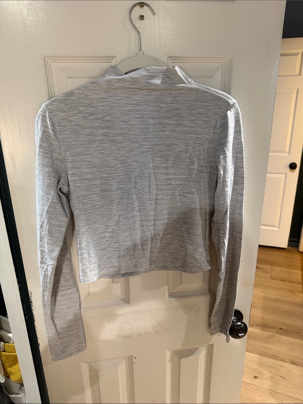 Lululemon mockneck heathered Gray Women's Long-Sleeve Top